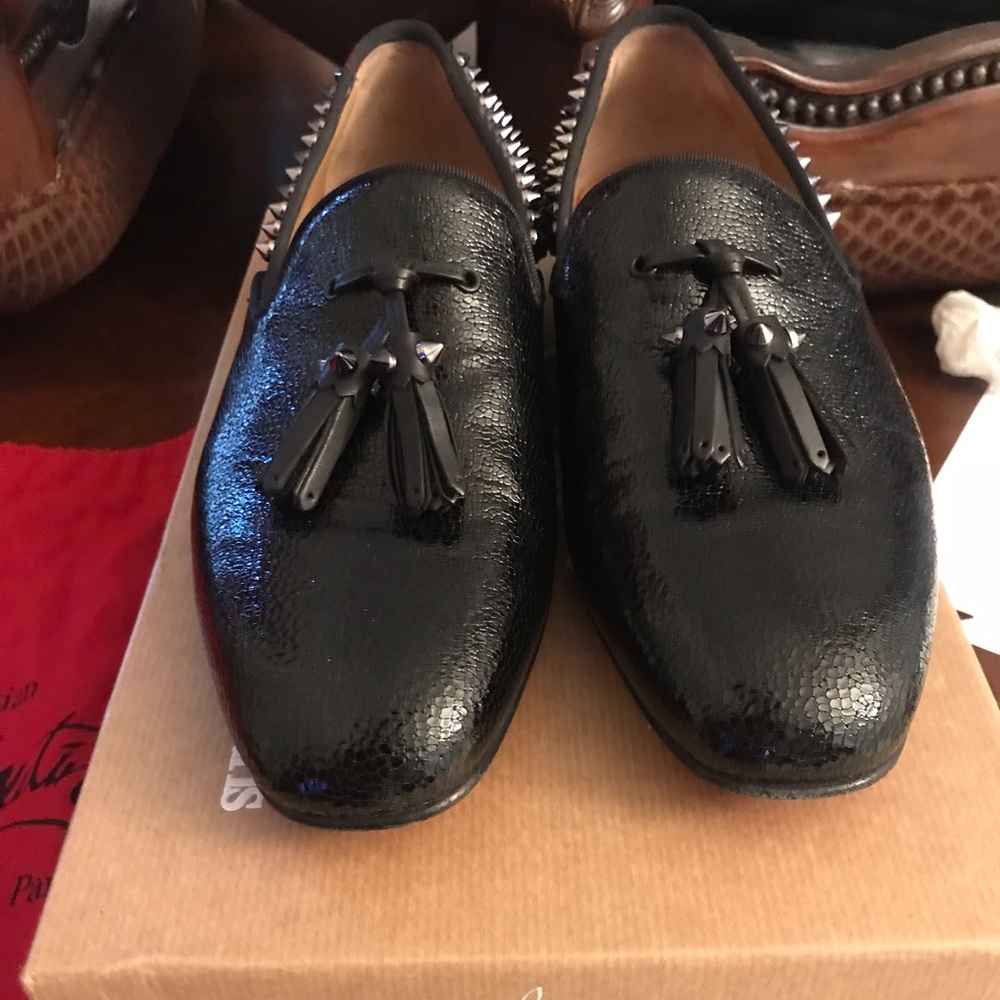 Christian loubitin loafers